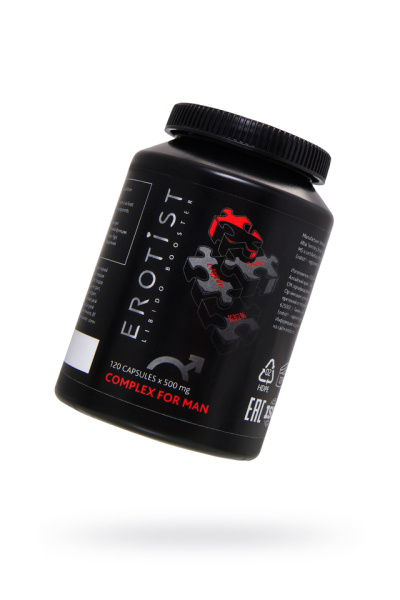 Капсулы для улучшения эректильной функции Erotist COMPLEX FOR MAN, 120 капсул
