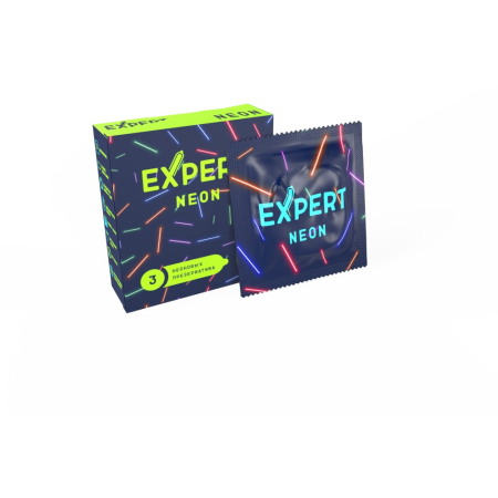 Презервативы светящиеся EXPERT Neon (3 шт)