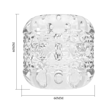 Нереалистичный мастурбатор Pretty Love Crystal