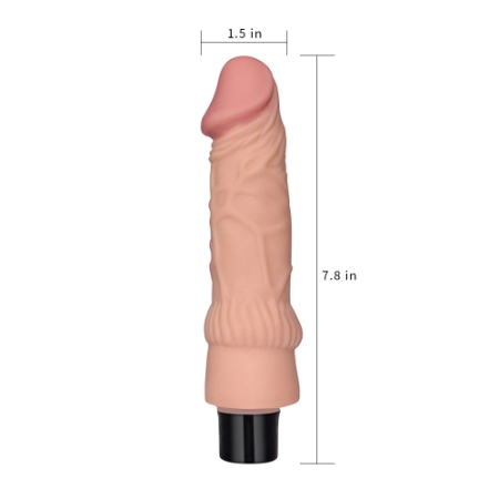 Реалистичный вибратор REAL SOFTEE 19 см