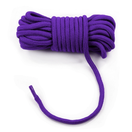 Пурпурная веревка для бондажа Fetish Bondage Rope 10 метров