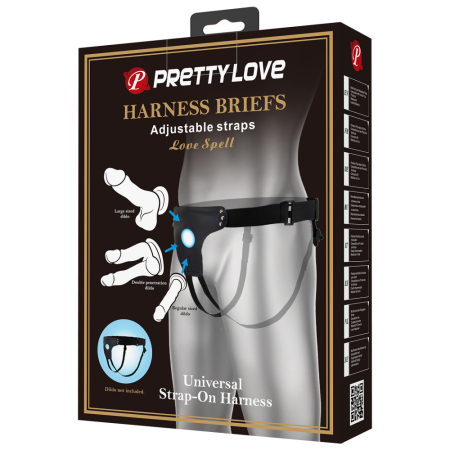 Трусики для страпона Pretty Love Harness Briefs Love Spell