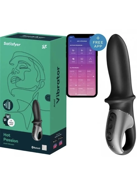 Анальный смарт-вибратор с функцией нагрева Hot Passion Satisfyer 