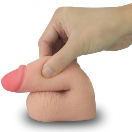Фаллос в невозбужденном состоянии Skinlike Limpy Cock 14 см