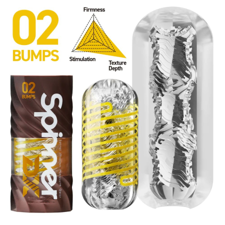 Мастурбатор Tenga Spinner DX 02 BUMPS