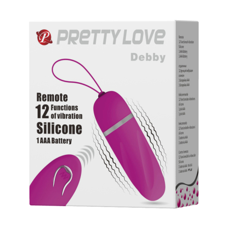 Виброяйцо с пультом дистанционного управления Pretty Love Debby
