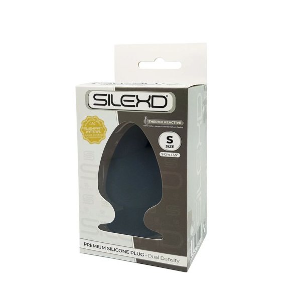 Анальная втулка черная SILEXD Plug Model 1, размер S