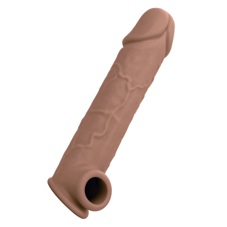 Увеличивающая насадка на член телесного цвета Performance Maxx Life-Like Extension 8"
