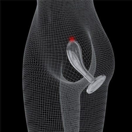 Прозрачный стимулятор простаты Lovetoy Flawless Clear Prostate Plug 15 см
