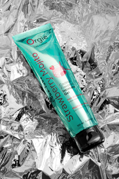 Интимный гель на водной основе со вкусом клубничного мохито Orgie LUBE TUBE (100 мл)