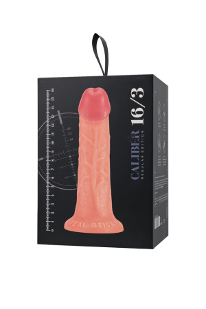 Фаллоимитатор реалистичный на присоске RealStick CALIBER 16 см, D 3 см