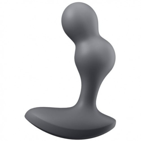 Анальный смарт-стимулятор с вибрацией серый  Deep Diver Satisfyer