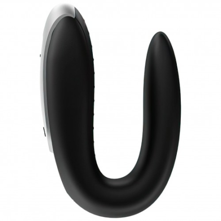 Смарт-стимулятор для пар Satisfyer черный Double Fun Satisfyer 