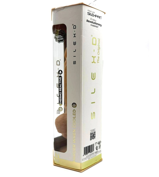 Реалистичный фаллоимитатор SILEXD Real Skin Model 1 "7"  17,8 см