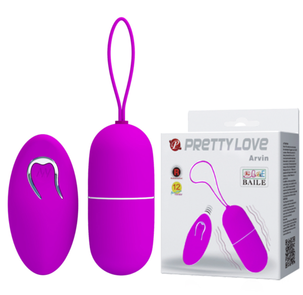 Виброяйцо с пультом управления и петлёй Pretty Love Arvin