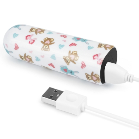 Перезаряжаемый мини вибратор LoveToy Bear Massager