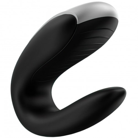Смарт-стимулятор для пар Satisfyer черный Double Fun Satisfyer 