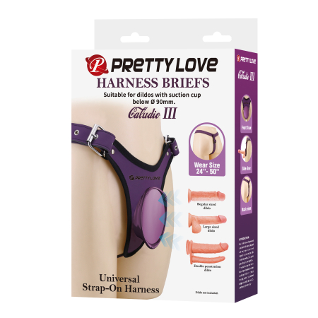 Трусики для страпона Pretty Love Caludio 3