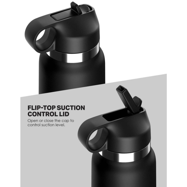 Мастурбатор в виде бутылки PDX Fap Flask Thrill Seeker Discreet Stroker Black Bottle