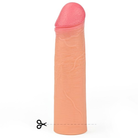 Удлиняющая насадка на пенис Revolutionary Silicone Nature Extender телесная + 5,5 см