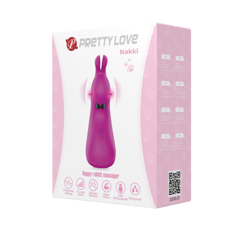 Вибромассажер в виде кролика Pretty Love Nakki