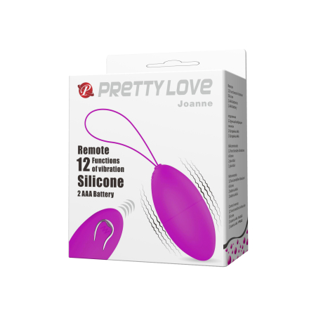 Виброяйцо с пультом Pretty Love Joanne