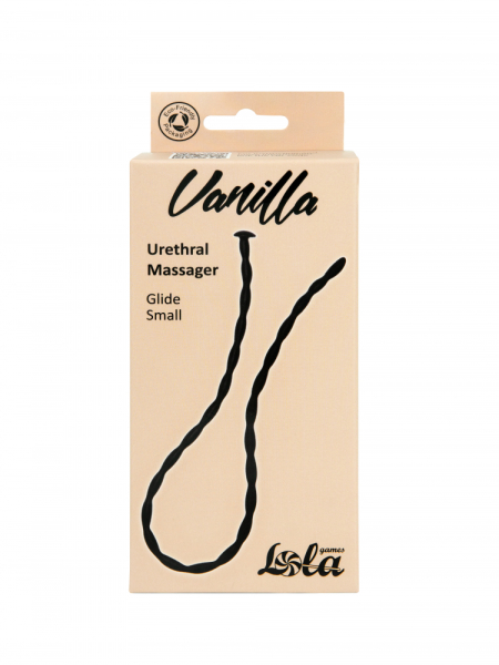 Уретральный стимулятор черный Lola Games Vanilla Glide Small