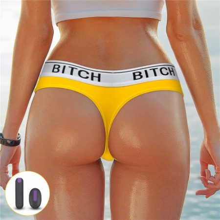 Трусики Bitch XL с вибропулей и беспроводным пультом управления Ingen Vibrating Panties