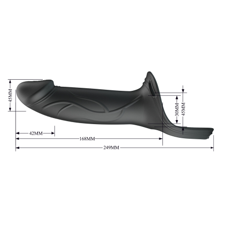 Фаллопротез на ремнях Pretty Love Harness Dildo