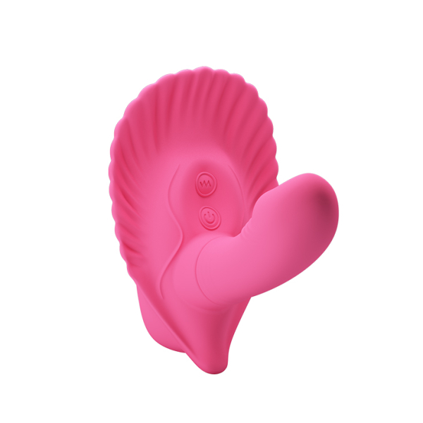 Смарт-стимулятор клитора с вагинальным отростком Pretty Love Fancy Clamshell 