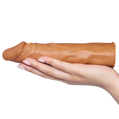 Удлиняющая насадка на пенис мулат X-Tender Penis Sleeve + 5 см