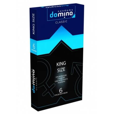 Презервативы увеличенного размера Domino Classic King size 6 шт