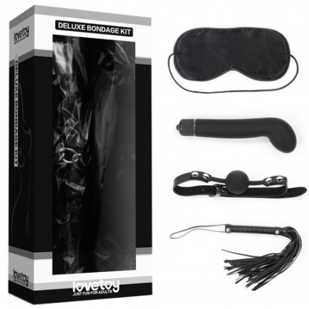 Комплект Deluxe Bondage Kit с вибро-стимулятором