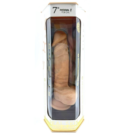 Реалистичный фаллоимитатор SILEXD Real Skin Model 1 "7"  17,8 см
