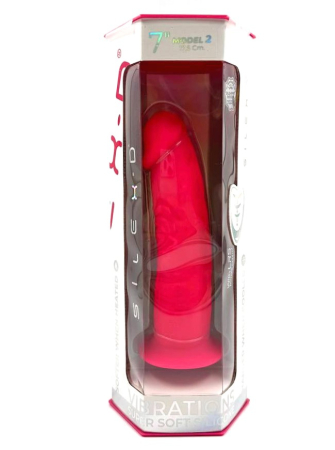 Реалистичный розовый вибратор SILEXD Model 2 "7" 17,5 см