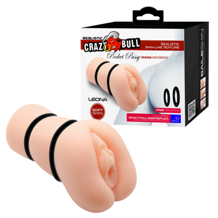 Реалистичный мастурбатор вагина Crazy bull Leona