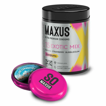 Презервативы MAXUS Exotic Mix X-Edition 15 шт