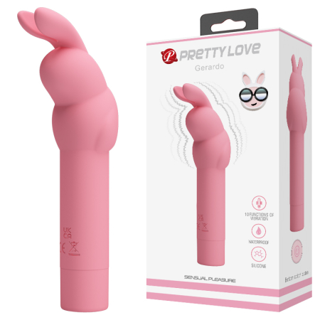 Мини-вибратор Pretty Love Gerardo нежно-розовый