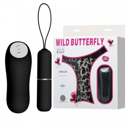 Трусики с вибро-пулей на дистанционном управлении Wild Butterfly Baile