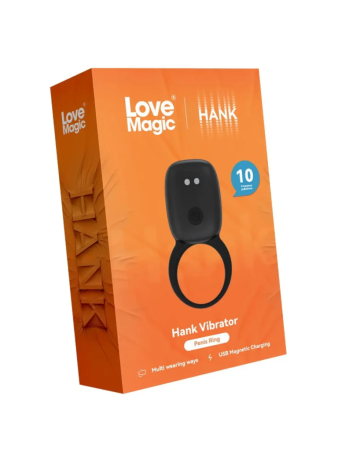 Виброкольцо на пенис и мошонку Hank Cock Ring