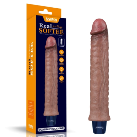Реалистичный вибратор REAL SOFTEE 24 см