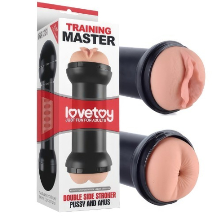 Мастурбатор 2 в 1 Training Master Double Side Stroker Pussy and Anus